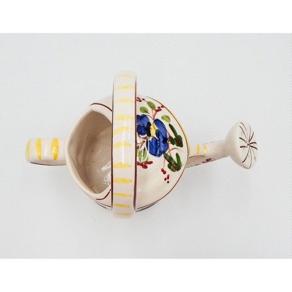 Andrea By Sadek Jay Willfred Porcelain Watering Can Hand Painted Portugal - Picture 6 of 11